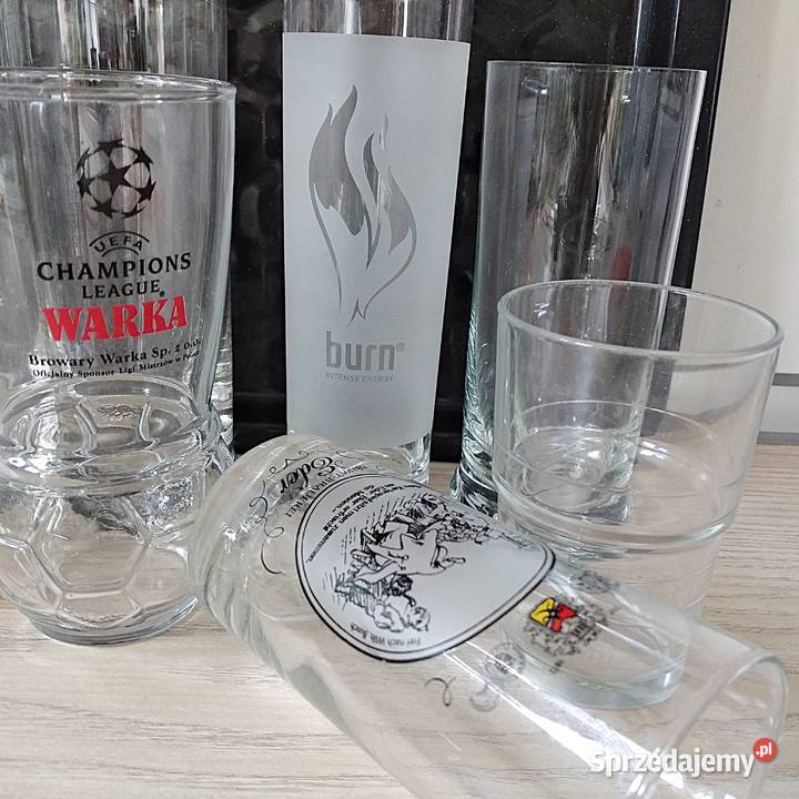 szklanki z PRLu Bukowno