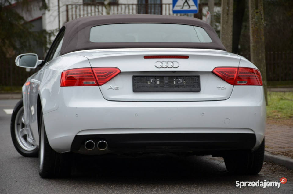 Audi A5 Cabrio Zarejestrowane 20TDI 190 Serwis podgrzewane fotele Kutno sprzedam