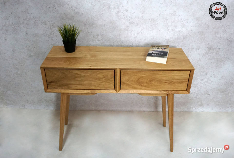 Konsola drewniana konsola dębowa Nowy Sącz