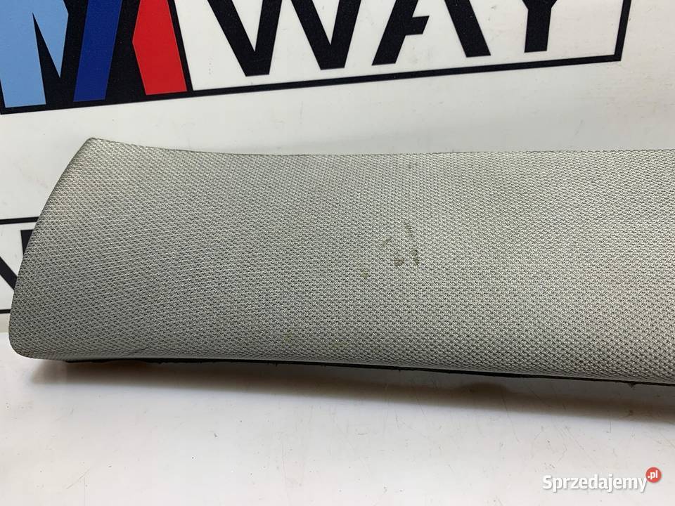 BMW F30 F31 LISTWA OSŁONA SŁUPKA LEWA SZARA
