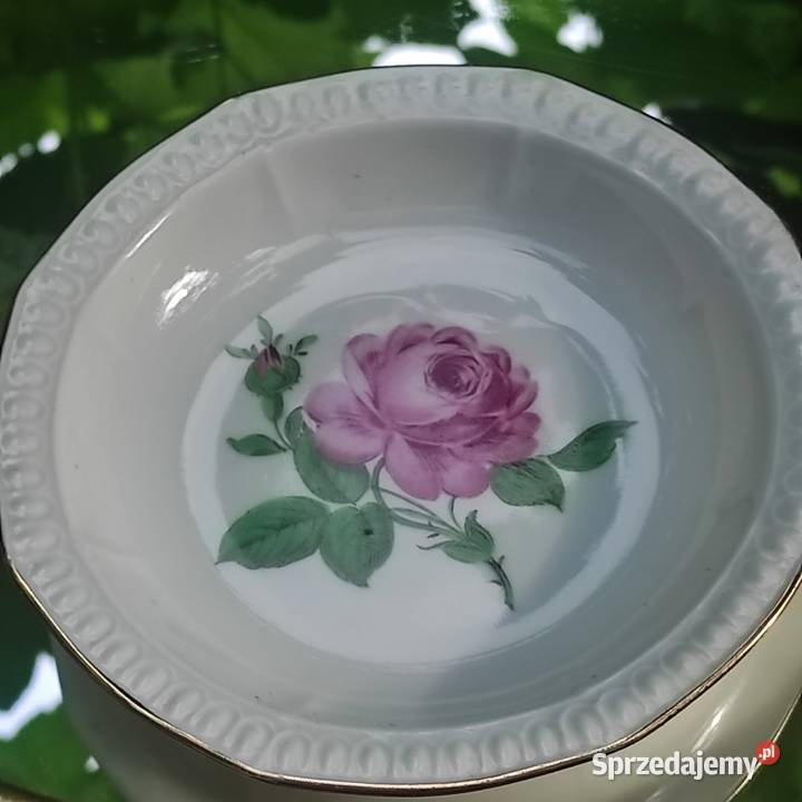 Różowa róża reliefy złocenia romantyczna łódzkie Pabianice