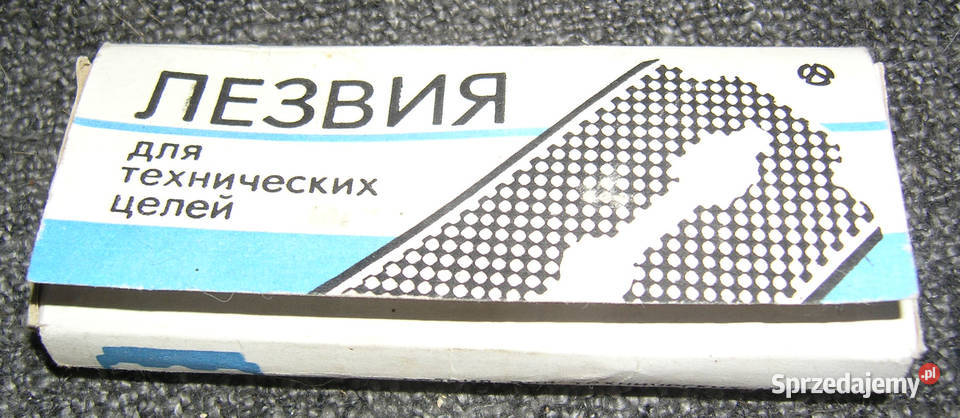 PRL żyletki do celów technicznych ZSRR