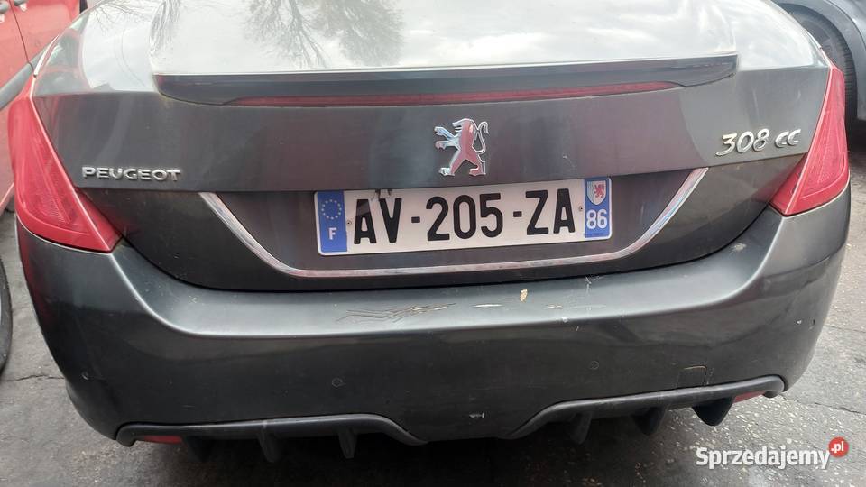 Peugeot 308cc wszystkie części 2010 20 hdi Warszawa