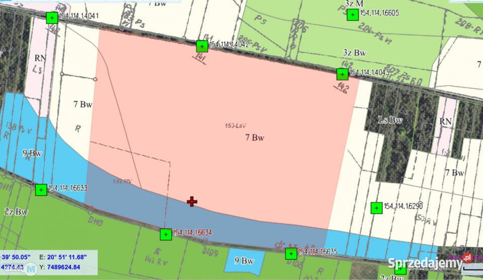 sprzedaży gruntu Pierzchnica 106000m2 leśna świętokrzyskie