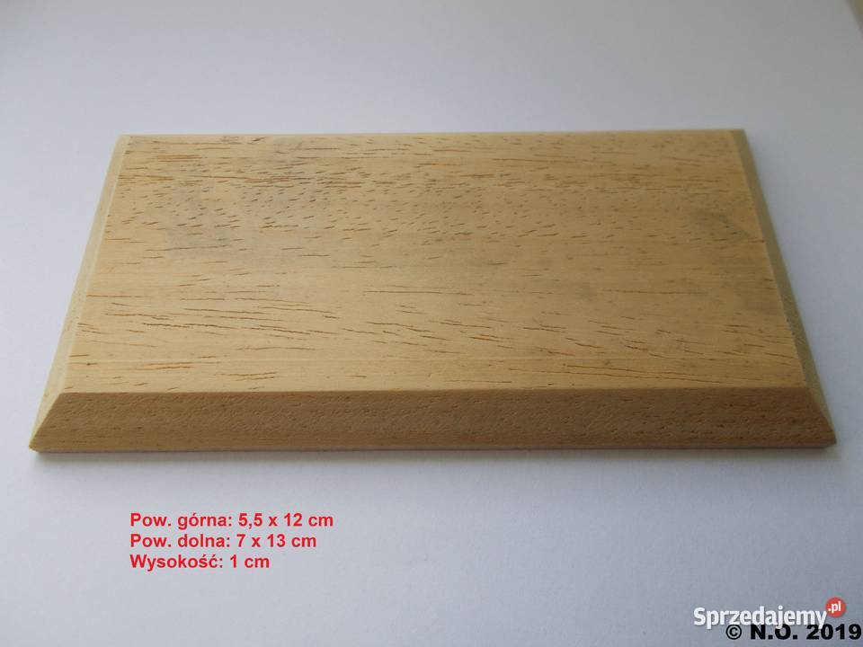 PROMOCJA Podstawka drewniana pod modele dioramy Ruda Śląska