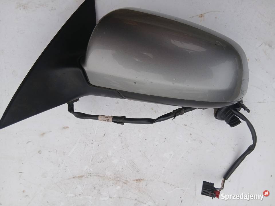 Lusterko lewe Audi 5 pin A6 C6 LY7Q 2005 Europa Lusterka zewnętrzne Szczerbice