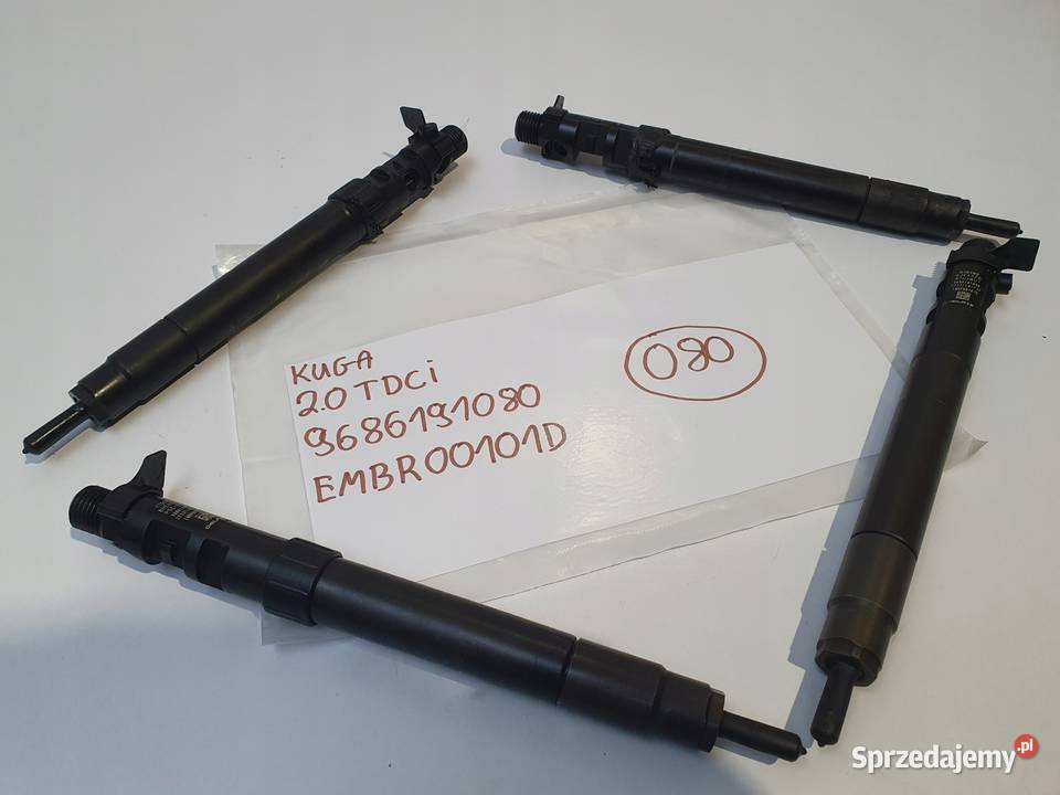 WTRYSKIWACZ Ford Kuga 20 TDCI wtrysk 9686191080 osobowe Wtryskiwacze Chełm