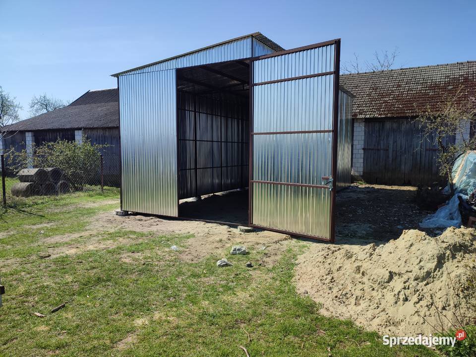 Garaż Blaszany JEDNOSPADOWY GARAŻE BLASZANE Międzyrzecz