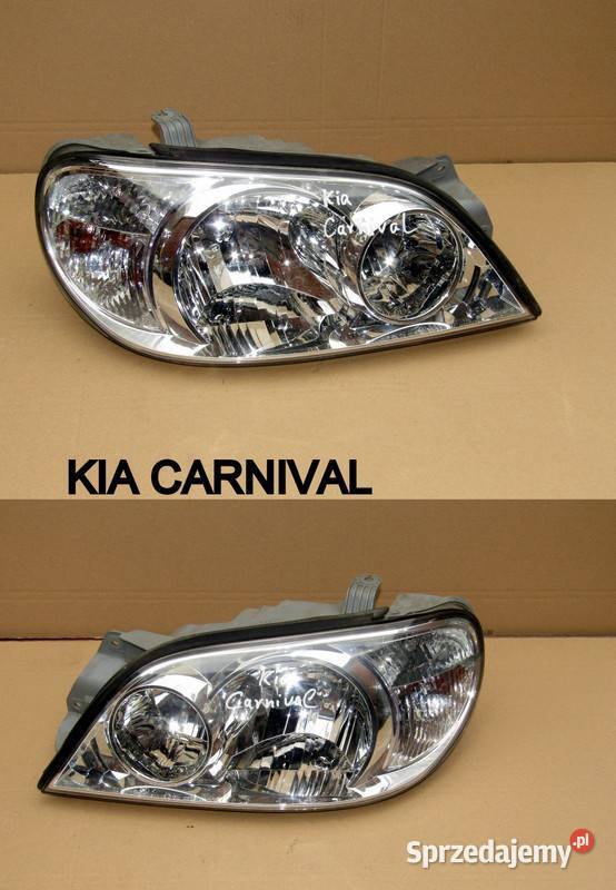LAMPA PRZEDNIA LEWA PRAWA KIA CARNIVAL I 9904r Motoryzacja łódzkie Mysłaków