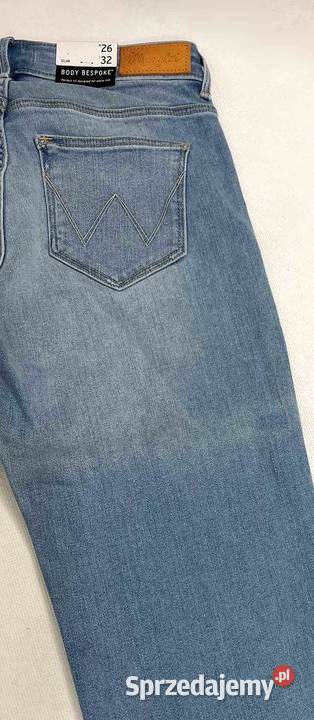 Spodnie damskie Wrangler Slim Summer Feeling W26 warmińsko-mazurskie Pisz