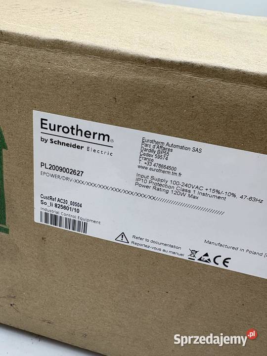 EUROTHERM EPOWER DRV XXX XXX XXX XXX XXX XXX XX Pozostałe Warszawa