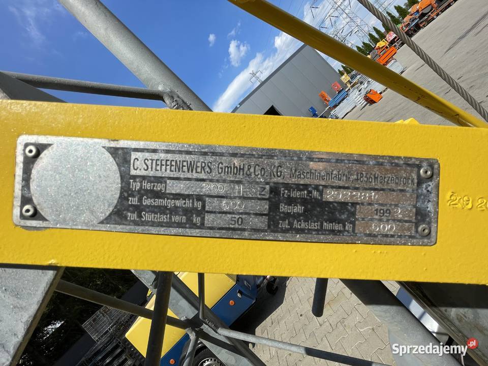 Winda Budowlana wyciąg HERZOG Junior 200 HD Ślesin