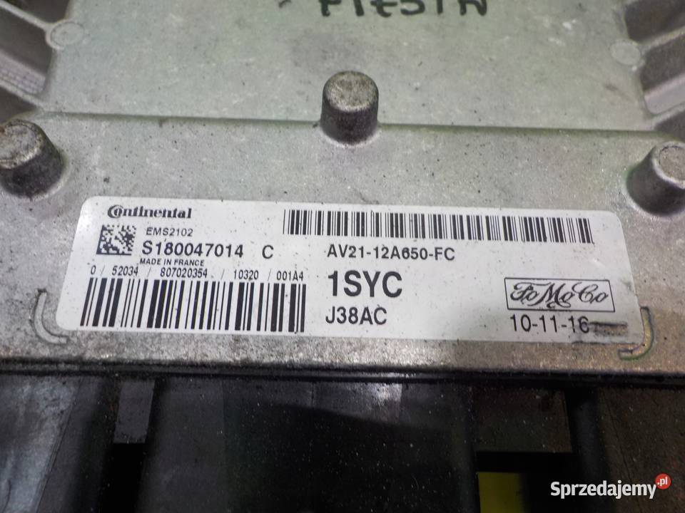 FORD FIESTA MK7 14 B 10r sterownik komputer