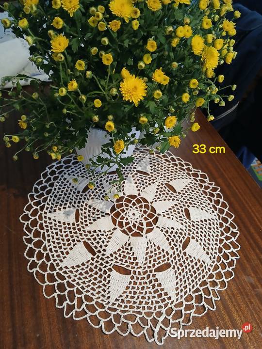Szydelkowa serwetka 33 Serwety i serwetki lubelskie Hrubieszów