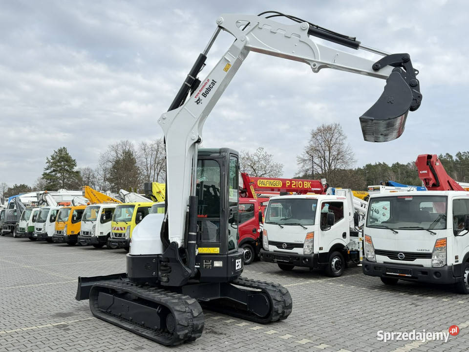gąsienicowa Bobcat E50 EM 2013r Waga 5ton Super Widełki