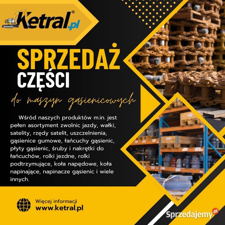 CAT D4 D5 D6 Podwozie łańcuchy koła zębate śruby Koziegłowy