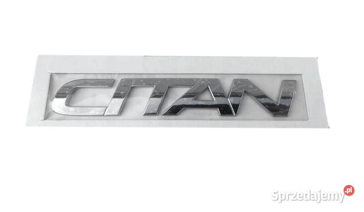 MERCEDES CITAN W420 Emblemat CITAN ORYGINAL Pozostałe Ruda Śląska
