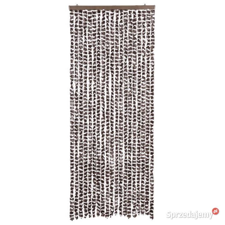 Zasłona przeciwko owadom brąz i biel 56x185 Warszawa
