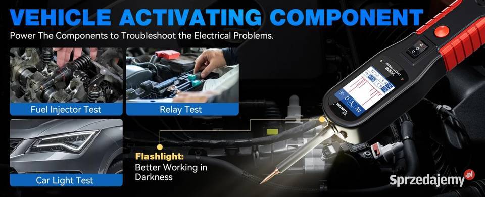 Tester elektryczny połączeń obwodów 1224V Narzędzia diagnostyczne Oleśnica