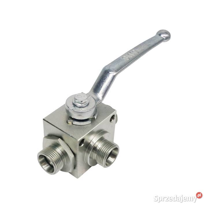 ZAWÓR HYDRAULICZNY RĘCZNY KULOWY 3 DROGOWY Solec Kujawski