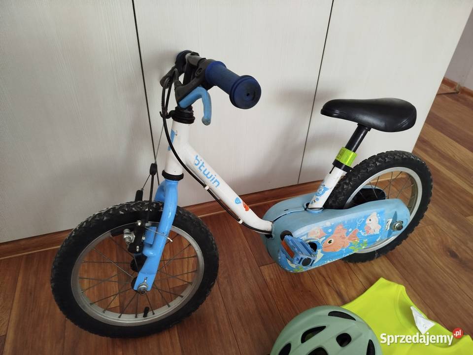 Rower dziecięcy 14 BTwin Aqua kask kamizelka Oświęcim sprzedam