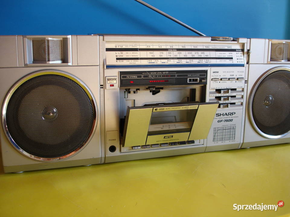 Radiomagnetofon SHARP GF7500 lubuskie Zielona Góra