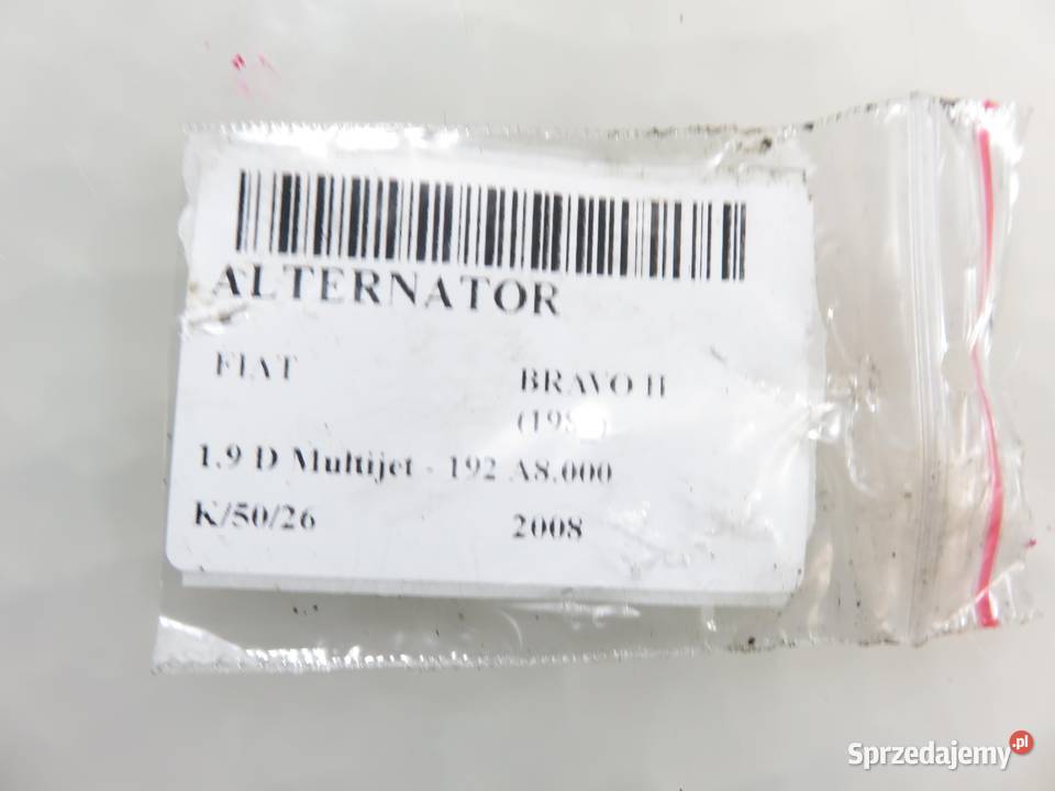 ALTERNATOR FIAT BRAVO II 198 19 D Multijet 192