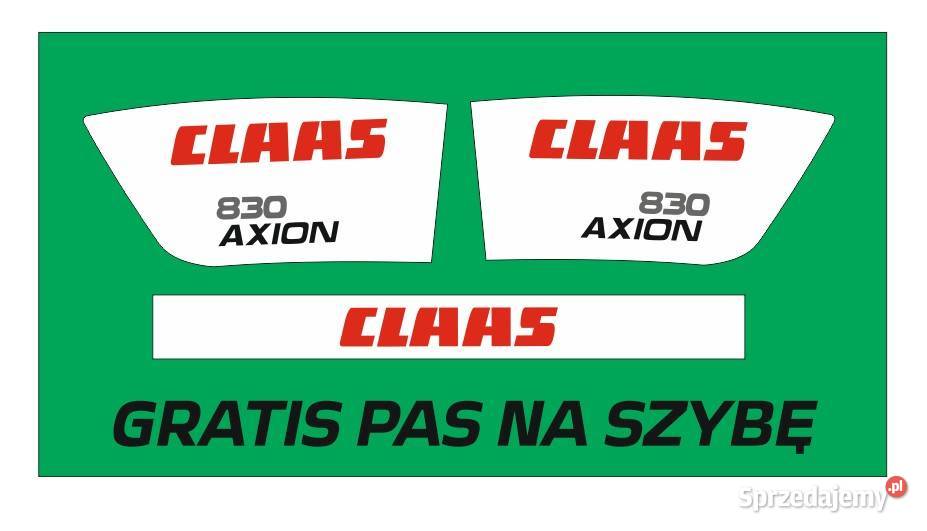 Naklejki claas axion 830 i inne modele super Bydgoszcz sprzedam