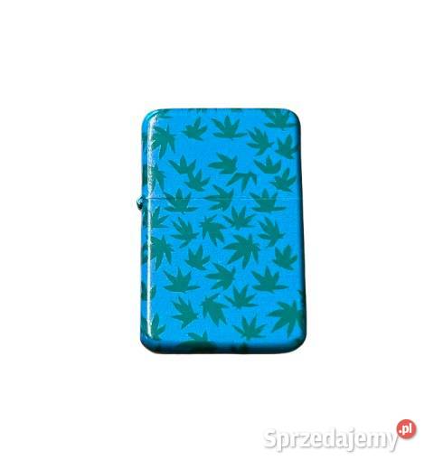 Turkusowa Zapalniczka Benzynowa z Zielonymii sprzedam