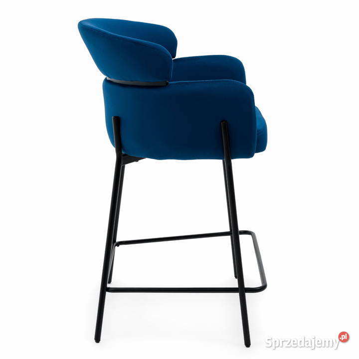 Hoker Tapicerowany Bolzano Granatowy Wysyłka 24H Tarchały Małe