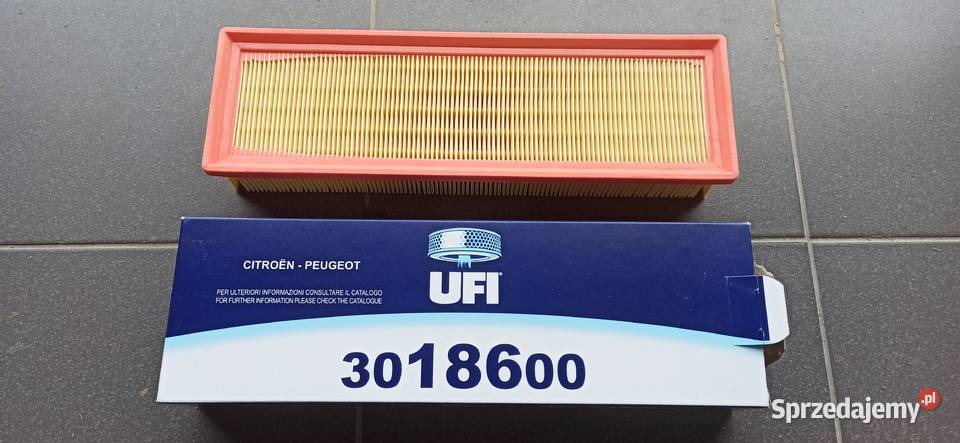 Filtr powietrza UFI Peugeot 1007 207 301 Partner benzyna