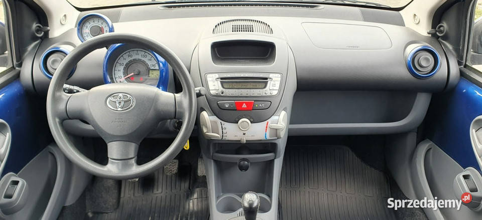Toyota Aygo niski przebieg Klimatyzacja immobilizer Przyszowice