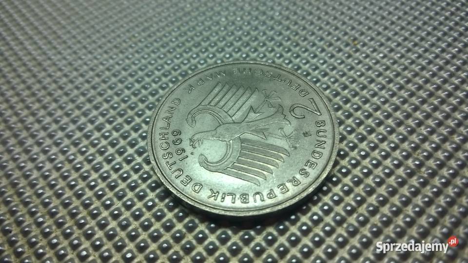 MONETA Niemcy 2 marki 1969 F 048 mazowieckie Warszawa