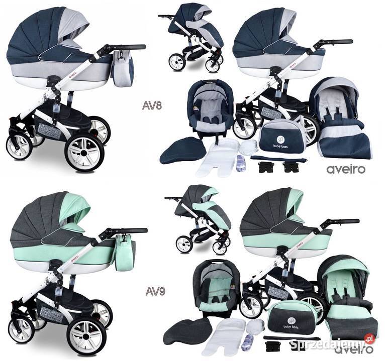 NOWY Wózek Dziecięcy Aveiro 3w1 Gondola Wózki Warszawa