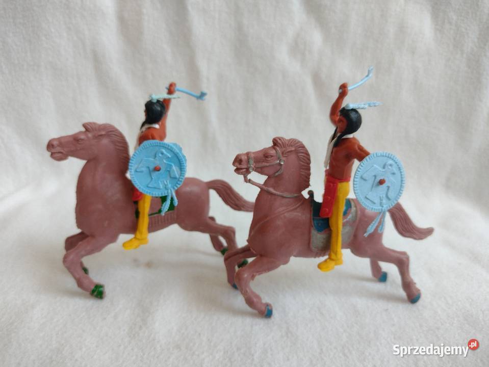 PRL Żołnierzyki Indianie na Koniu śląskie sprzedam