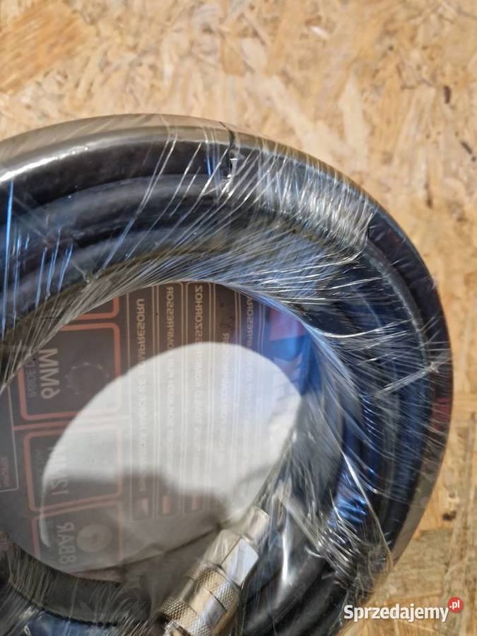 Black Wąż Przewód Zakuwany Pneumatyczny 15M 6X12 Głogowa