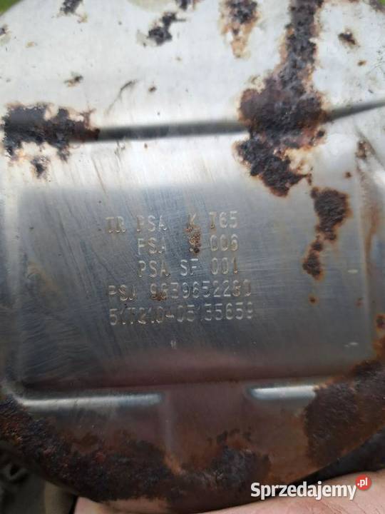 Filtr cząstek stałych DPF FAP Opel Combo E 15 osobowe