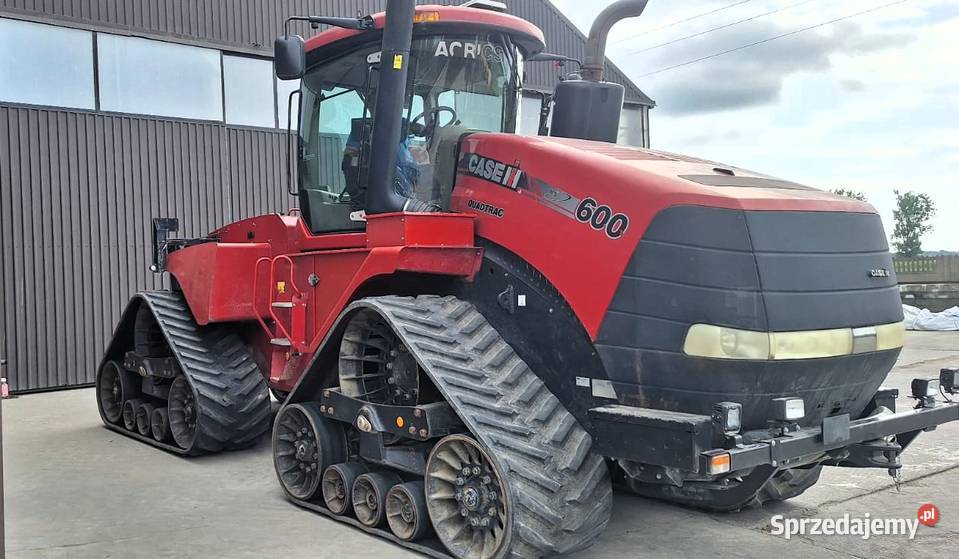 Case IH Quadtrac 600 Ciągnik Gąsienicowy 4x4 Pneumatyczne siedzenie Brzeg sprzedam
