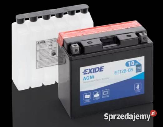 Akumulator motocyklowy EXIDE ET12BBS YT12BBS 12V Wałbrzych sprzedam