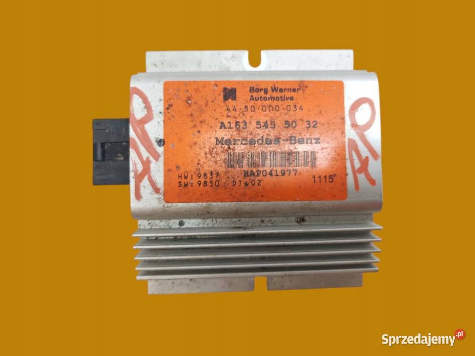 SENSOR AIRBAG REDUKTORA 1635455032 MercedesBenz Komputery