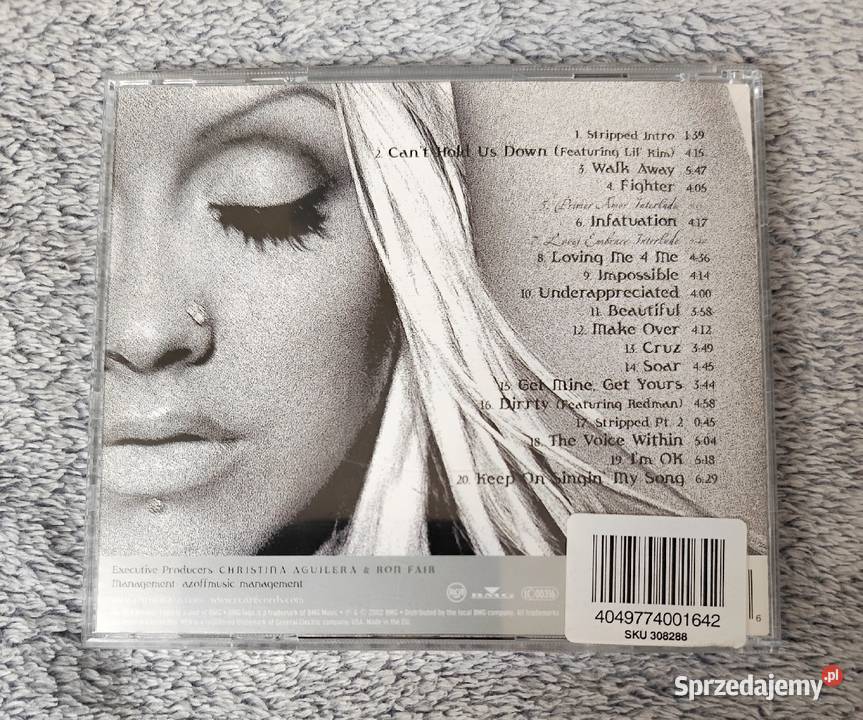 Christina Aguilera Stipped CD pop rnb soul śląskie Rybnik