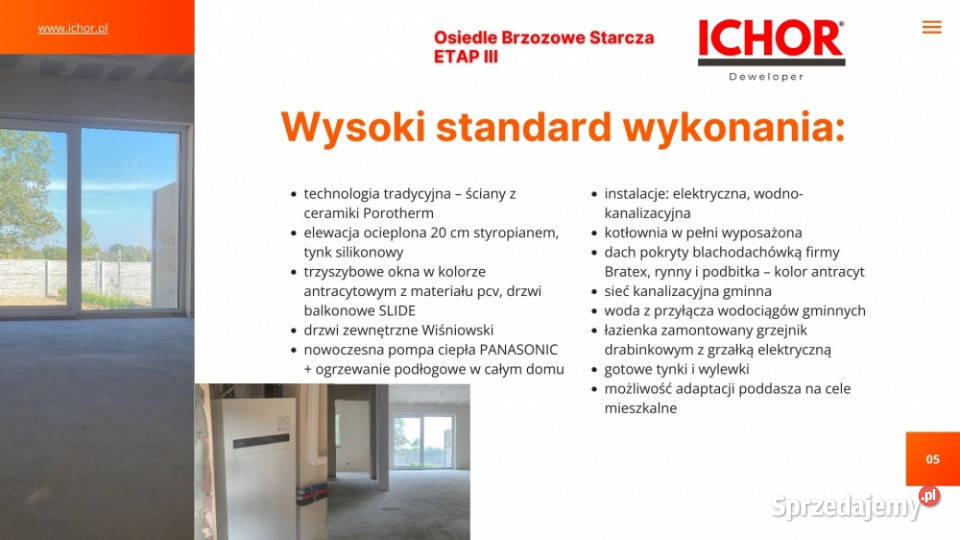 Dom Starcza Brzozowa 30 ICHOR Deweloper