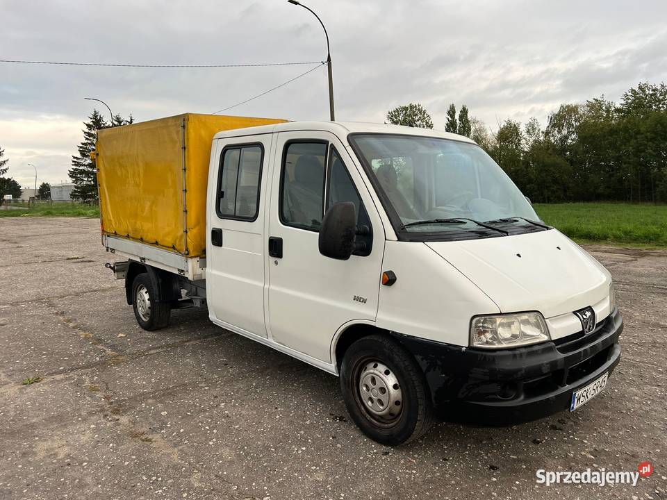 Peugeot Boxer Doka 7 osób z hakiem 2200cm3 Sokołów Podlaski