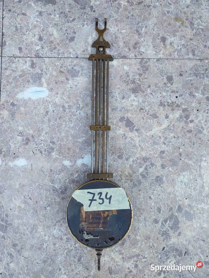 734 Wahadło rusztowe zegara ściennego Junghans 8 Antyki sprzedam