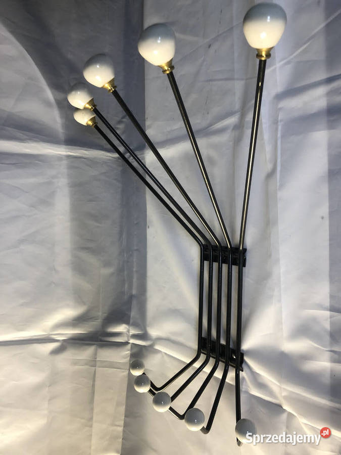 Wieszak wiszący antracyt Vintage wielkopolskie