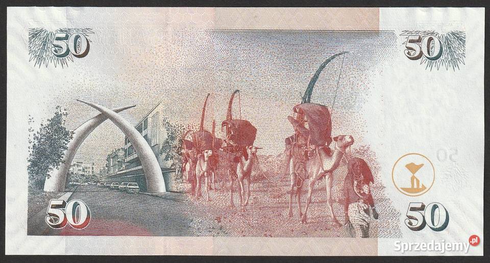 KENIA 50 SHILLING 2010 UNC Łódź sprzedam