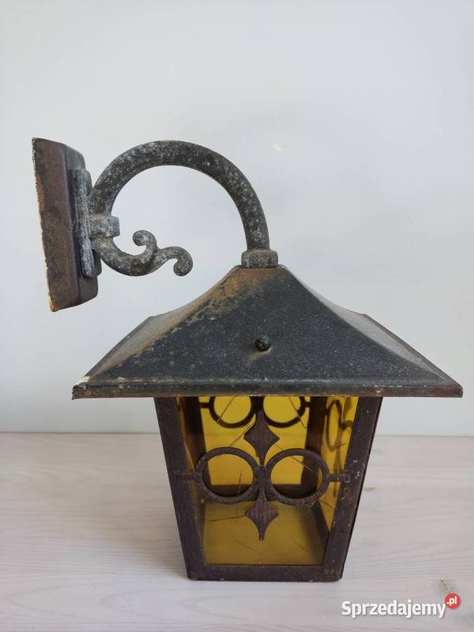 Stara retro lampa ścienna kinkiet na ganek Głuchołazy sprzedam