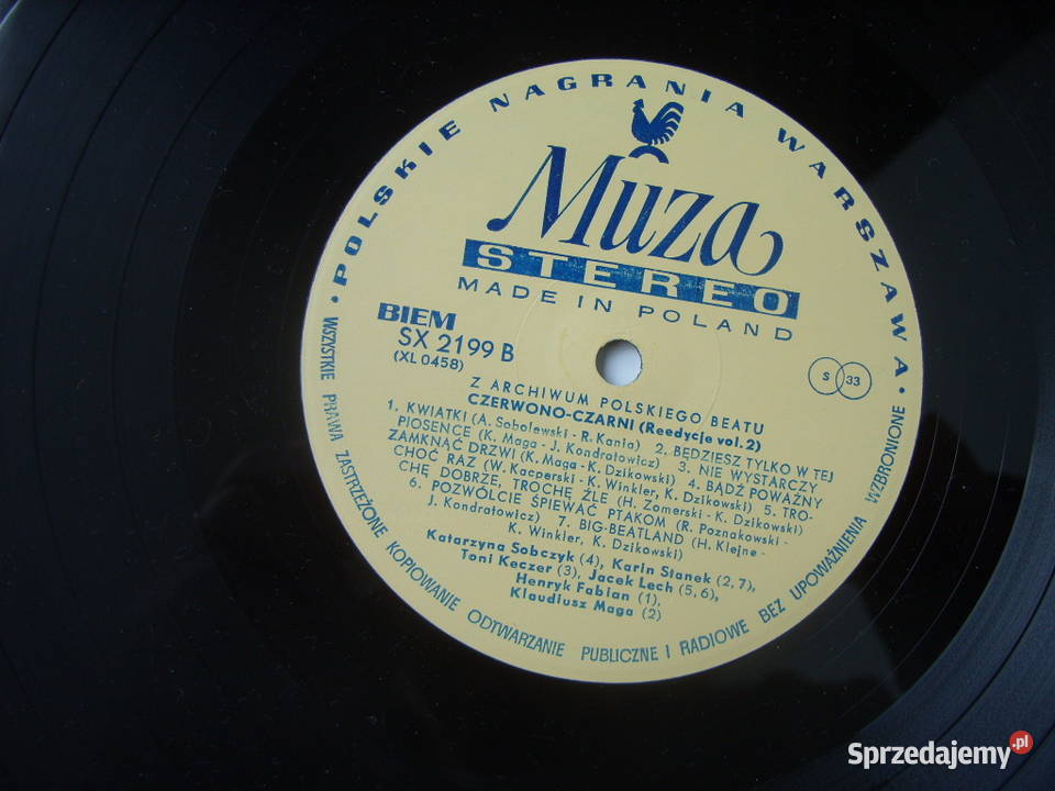 Rock LP Z Archiwum Polskiego beatu CZERWONO