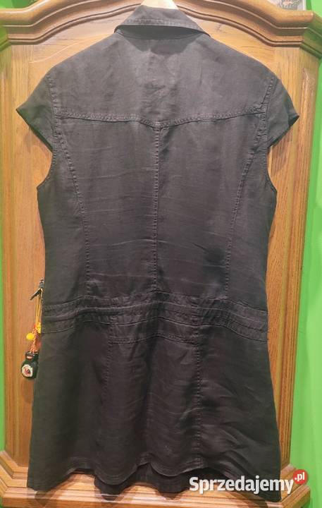 Lniana sukienka 100len Piaseczno