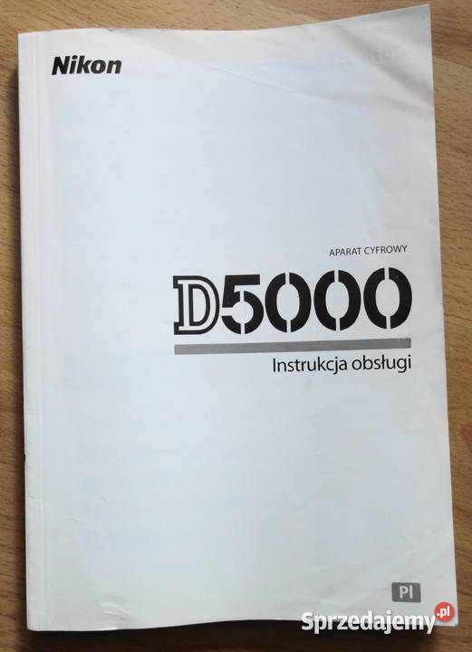 Orginalna instrukcja Nikkon